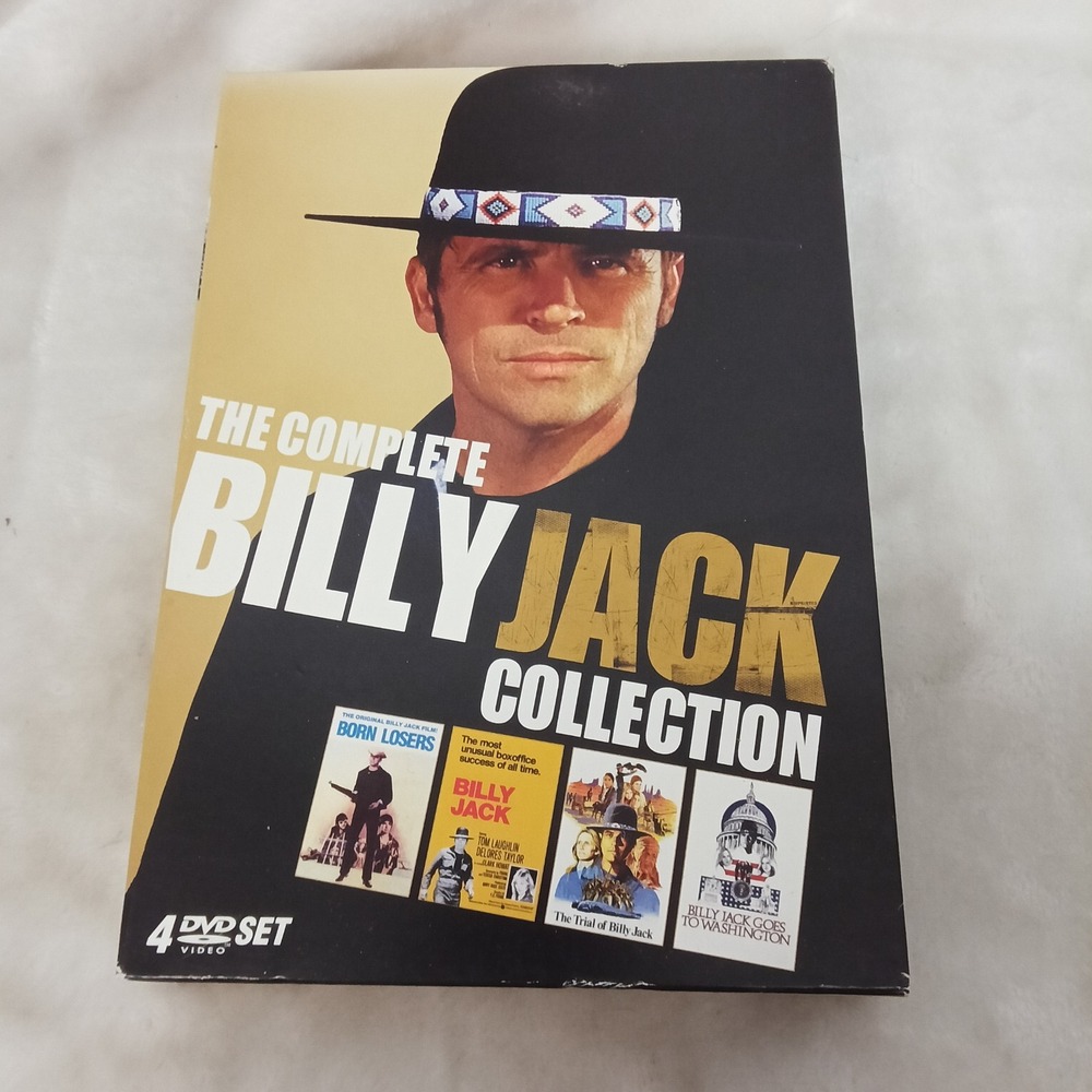The Complete Billy Jack Collection 4 DVD Set Tom Laughlin Action Movie Box Set